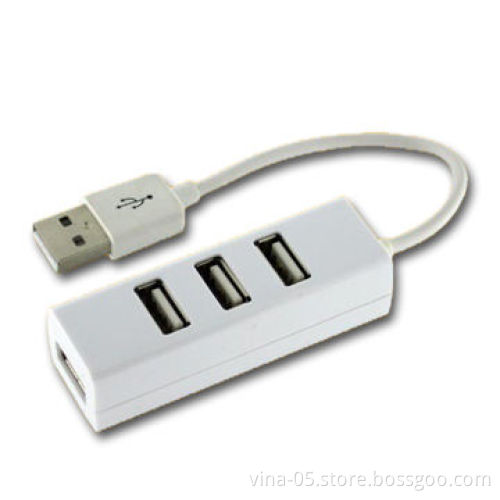 Mini USB 4-port Hub with Plug-and-play, Hot-swap Capabilities, Upto 480Mbps Data Transfer Rate